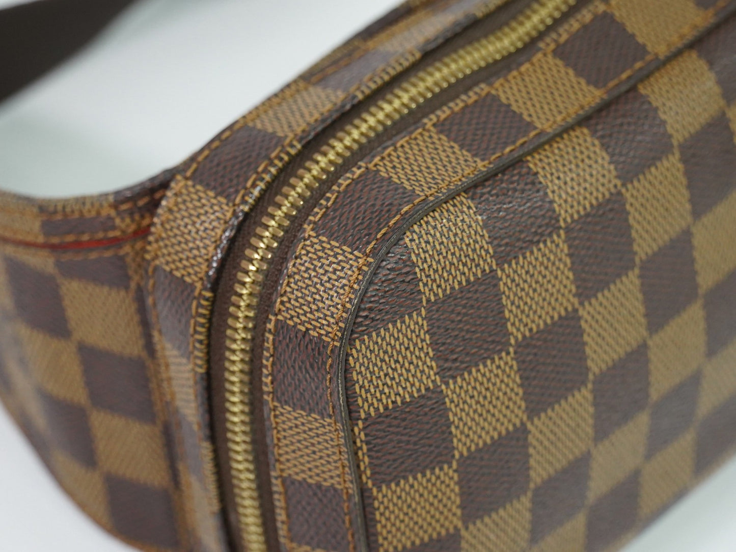 Louis Vuitton Geronimos Damier, Brown, Canvas, Clutch