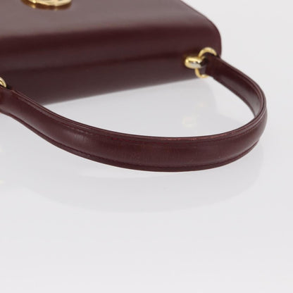 Gucci Vintage Leather, Burgundy, Leather, Handbag