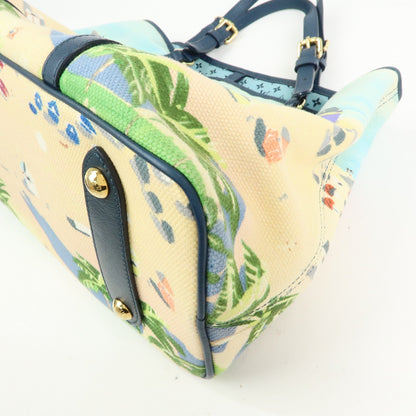 Louis Vuitton Ailleurs Cabas Limited Edition Printed Canvas, Multicolour, Canvas, Tote Bag