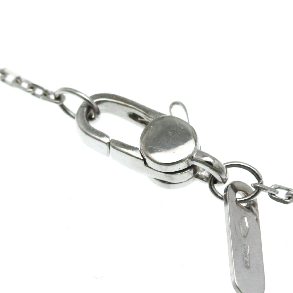 Gucci Icon Twirl 18K White Gold with Diamonds, Silver, White Gold, Necklace
