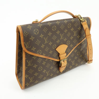 Louis Vuitton Beverly Monogram Canvas, Brown, Canvas, Handbag