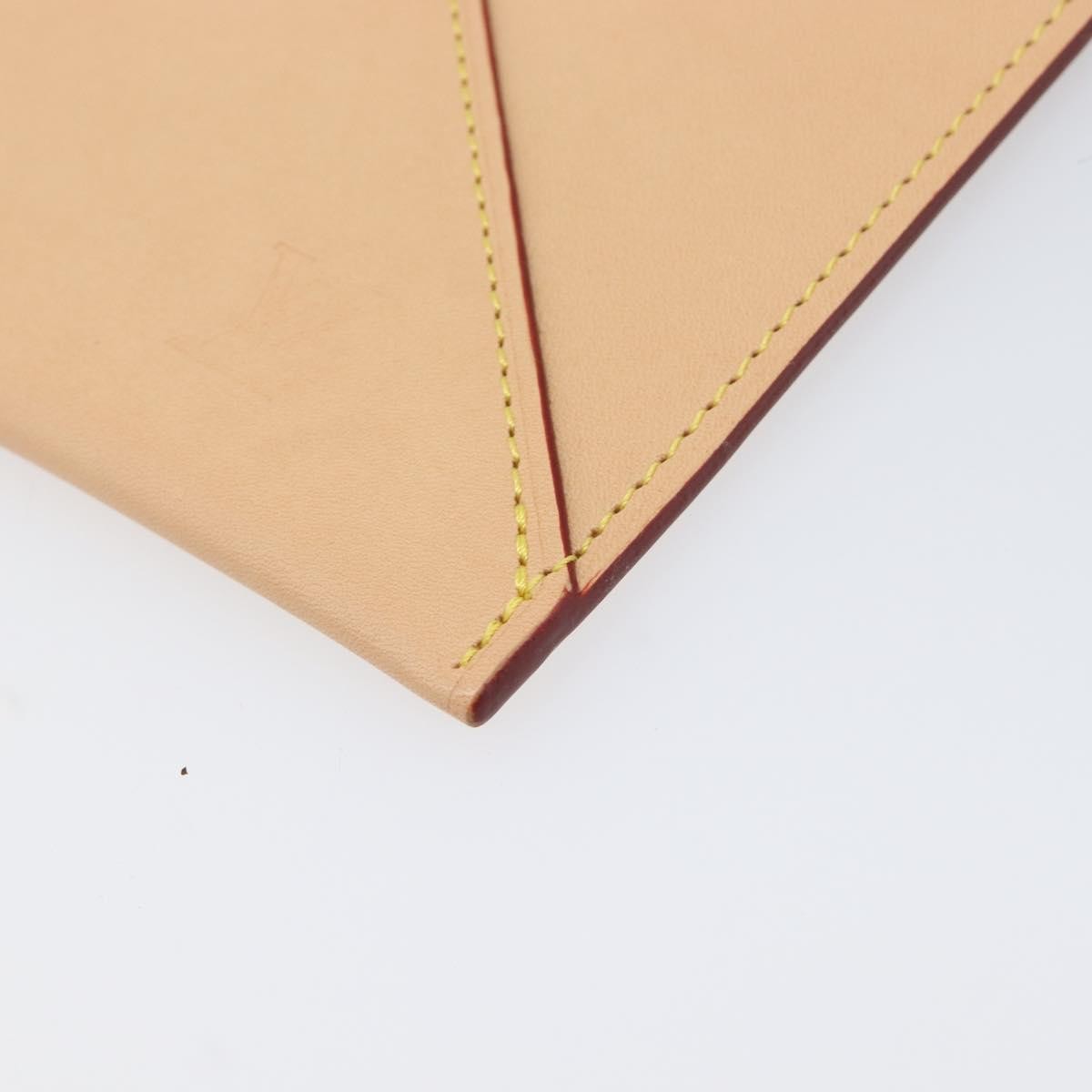 Louis Vuitton Rivets Envelope Clutch Leather, Beige, Leather, Clutch