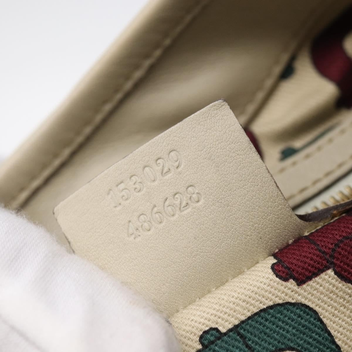 Gucci Jackie Leather, Beige, Canvas, Tote Bag