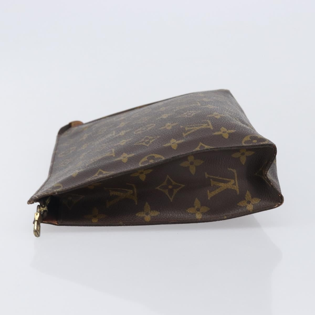 Louis Vuitton Toiletry Pouch Monogram Canvas, Brown, Canvas, Clutch