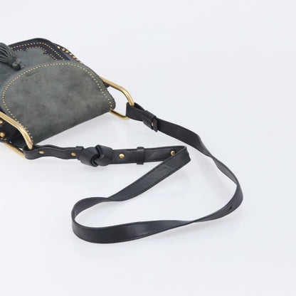 Chloe Hudson Studded Leather, Black, Leather, Handbag