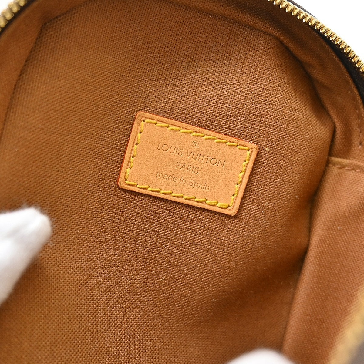 Louis Vuitton Pochette Gange Monogram Canvas, Brown, Canvas, Clutch