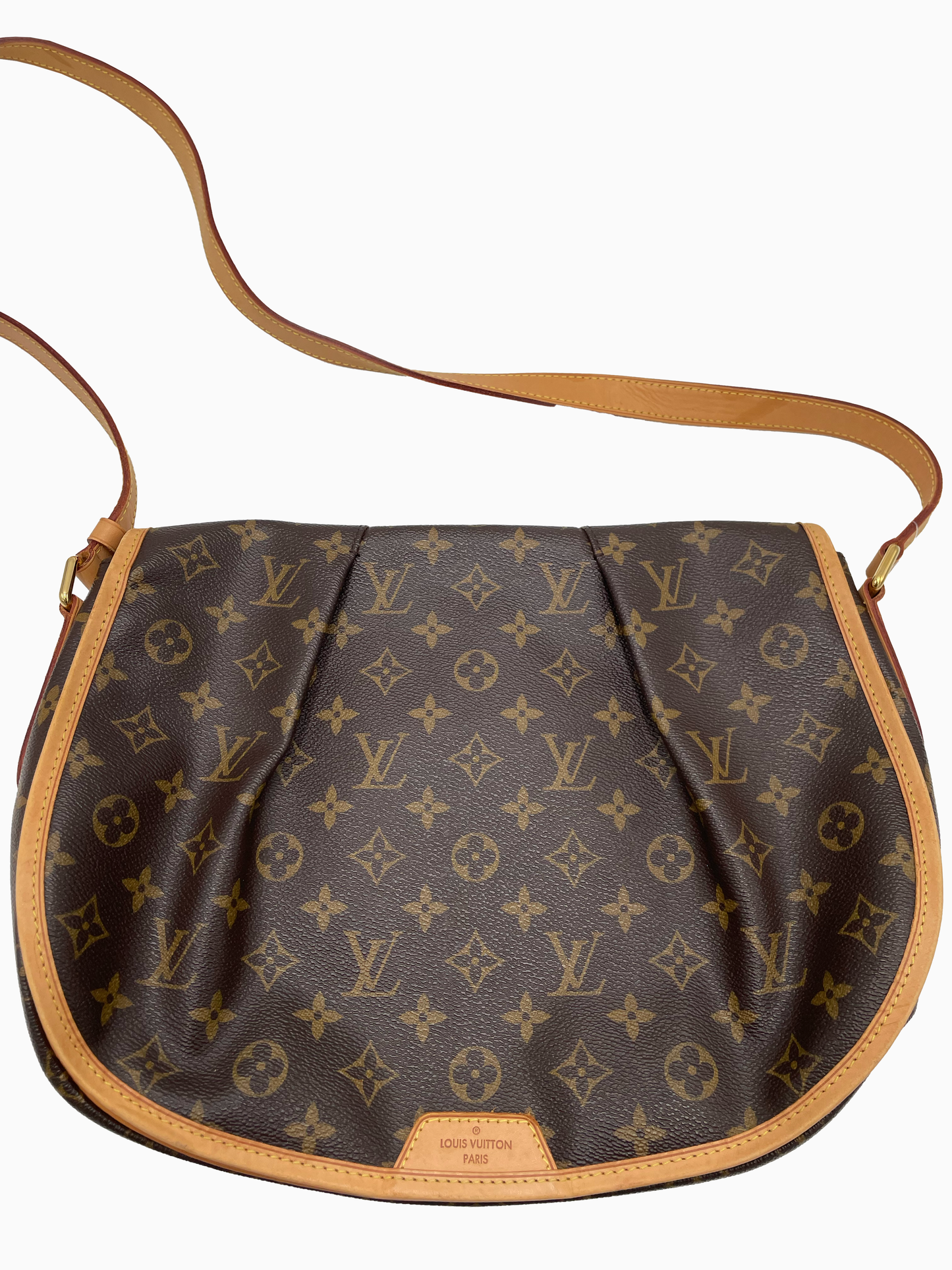 Louis Vuitton Crossbody Bag Monogram Canvas, BROWN, LEATHER, Shoulder bag