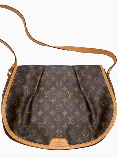 Louis Vuitton Crossbody Bag Monogram Canvas, BROWN, LEATHER, Shoulder bag
