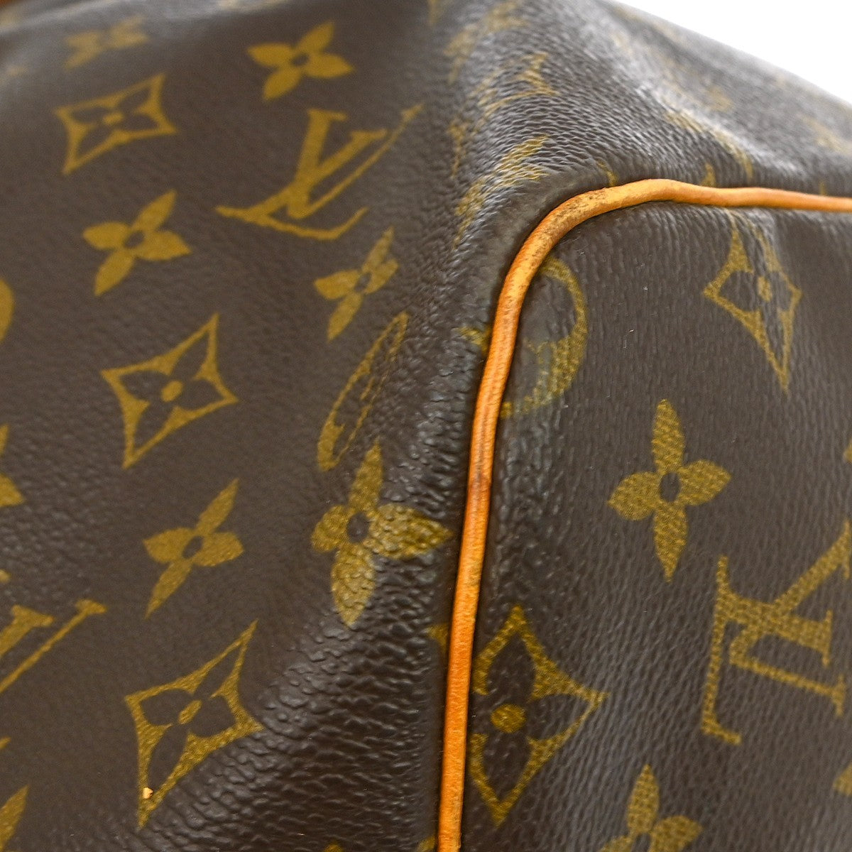 Louis Vuitton Keepall Monogram, Brown, Canvas, Travel Bag