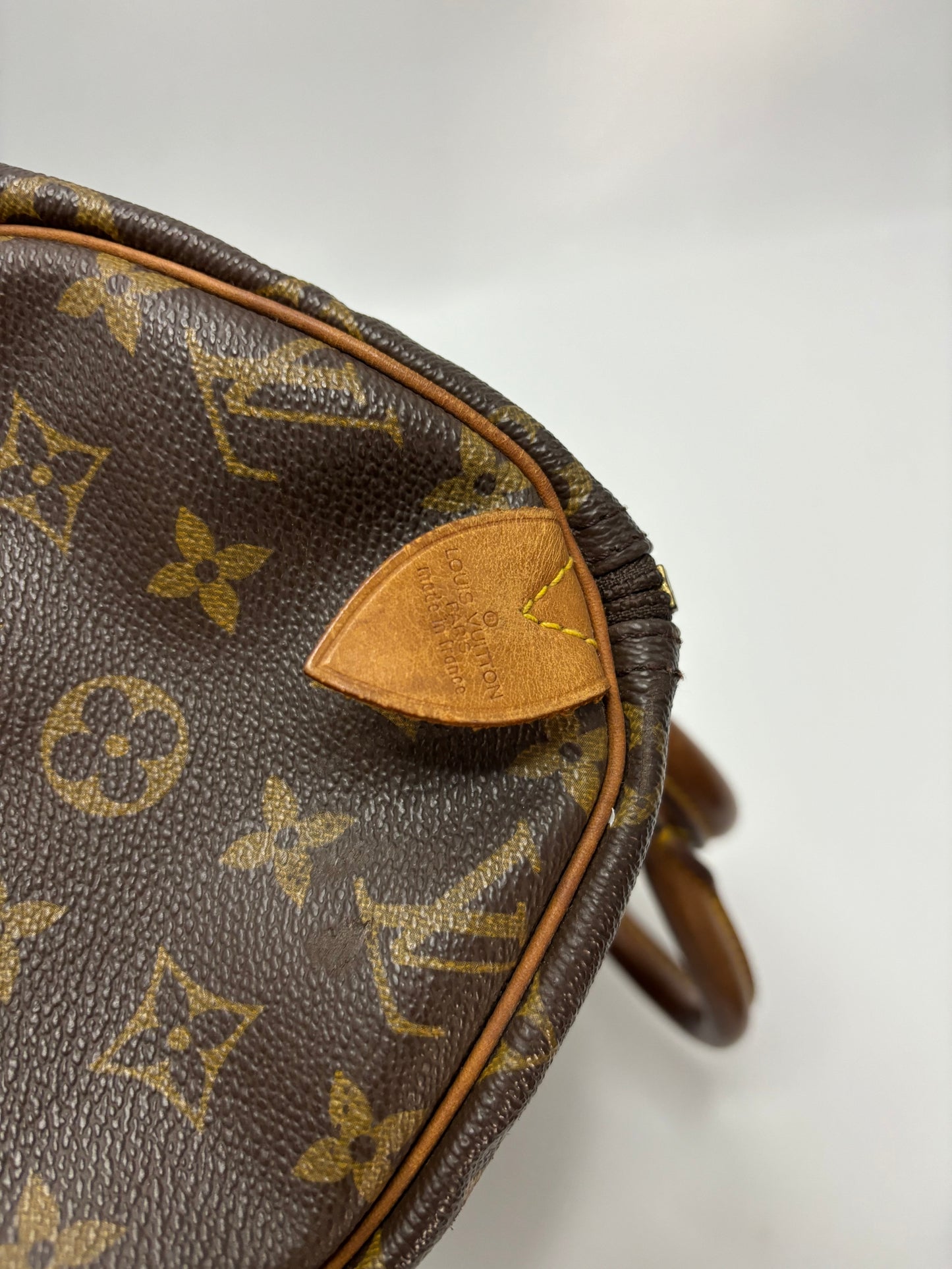 Louis Vuitton Speedy Monogram, Brown, Canvas, Handbag