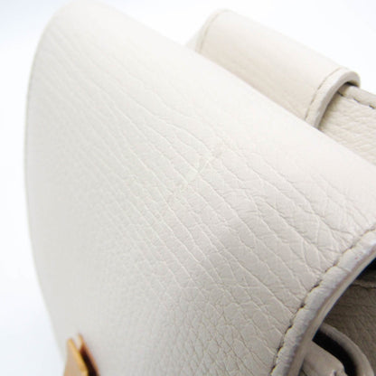 Bottega Veneta Palmellato Convertible Belt Leather, White, Leather, Handbag