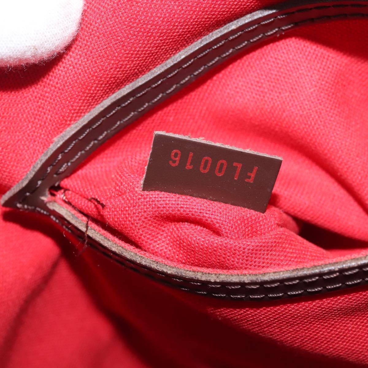 Louis Vuitton Alma Handbag Damier, BROWN, CANVAS, Handbag