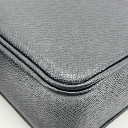 Louis Vuitton Kasai Clutch Taiga Leather, Black, Leather, Clutch