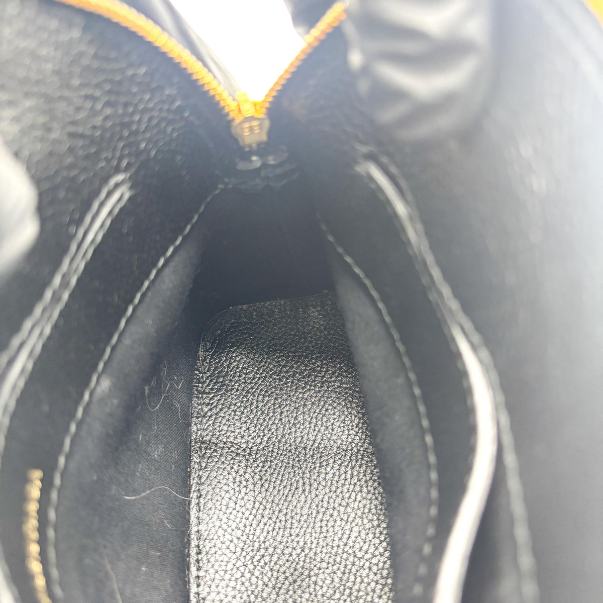 Balenciaga Logo Ville Leather, Black, Leather, Handbag