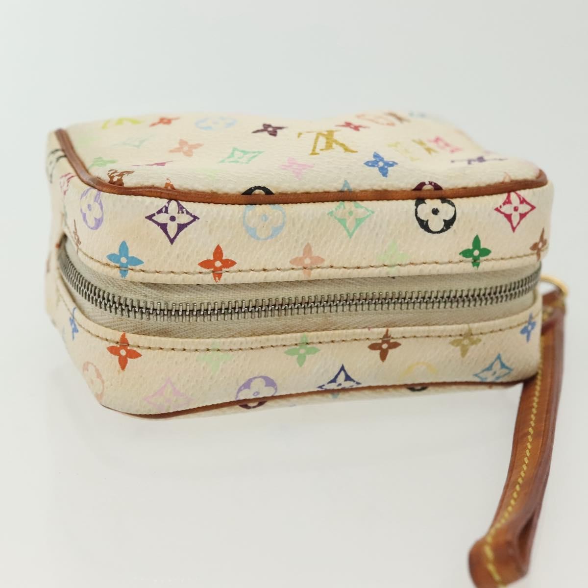 Louis Vuitton Wapity Trousse Monogram Multicolor, White, Canvas, Clutch