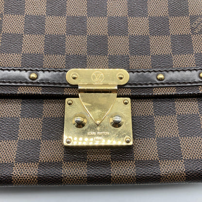 Louis Vuitton Venice Damier Ebene, Brown, Canvas, Shoulder Bag