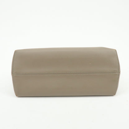 Fendi By The Way Satchel Leather, Beige, Leather, Handbag