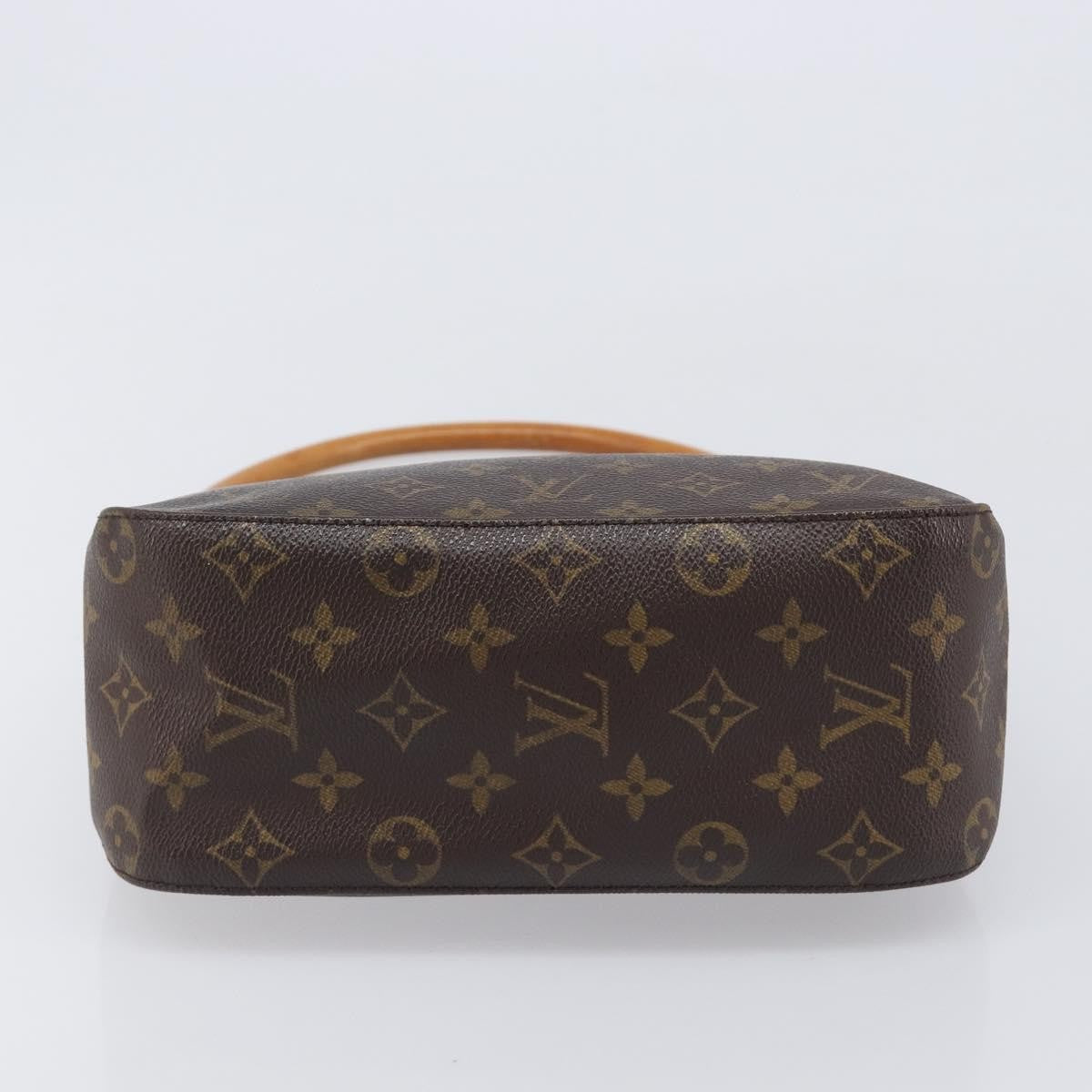 Louis Vuitton Looping Monogram Canvas, Brown, Canvas, Handbag