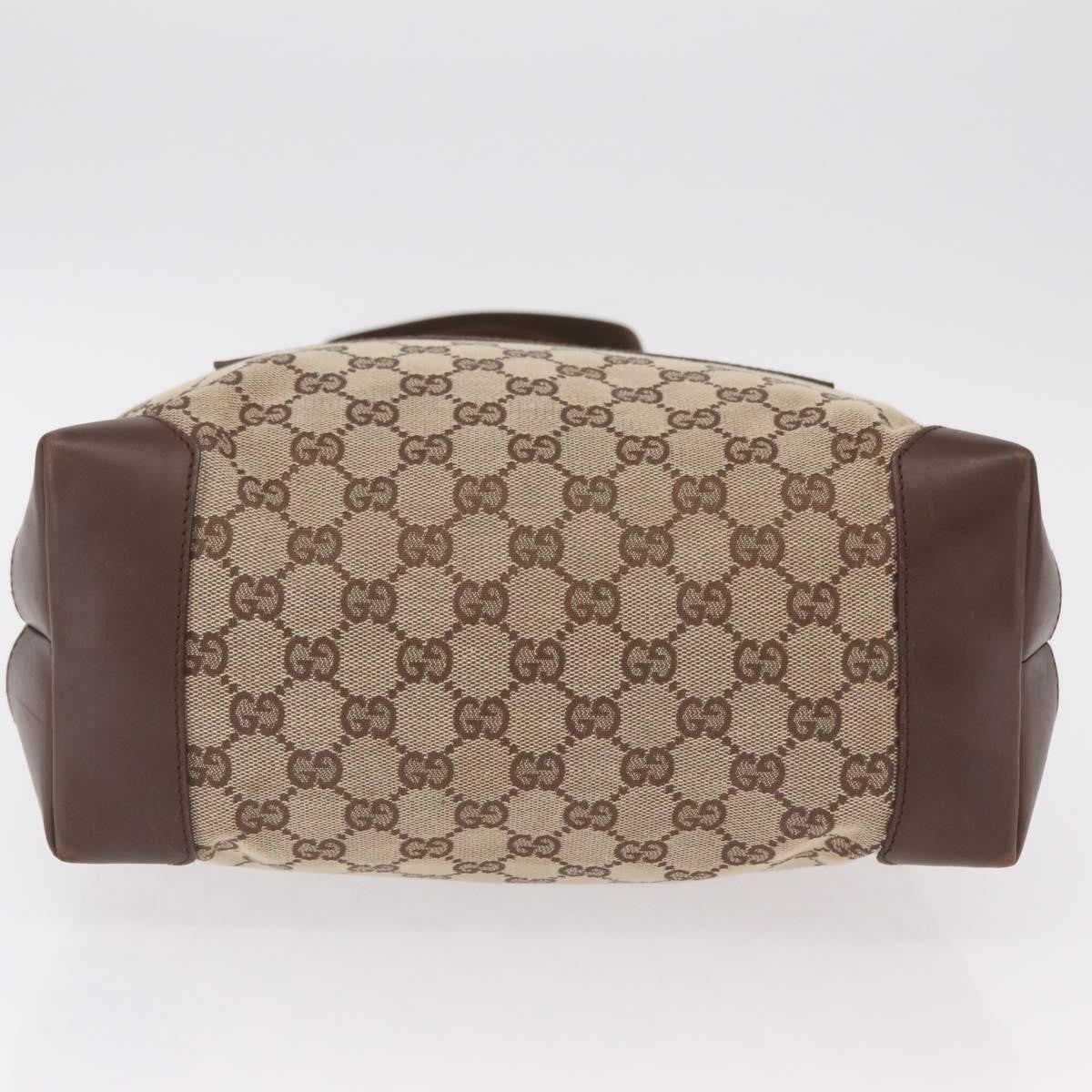 Gucci Convertible Zip GG Canvas, Beige, Canvas, Tote Bag