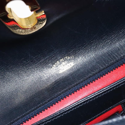 Gucci Vintage Leather, Navy, Leather, Handbag