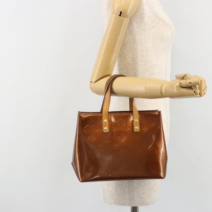 Louis Vuitton Reade Monogram Vernis, Brown, Patent Leather, Handbag