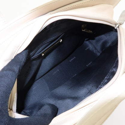 Loewe Anagram Leather, Beige, Leather, Tote Bag
