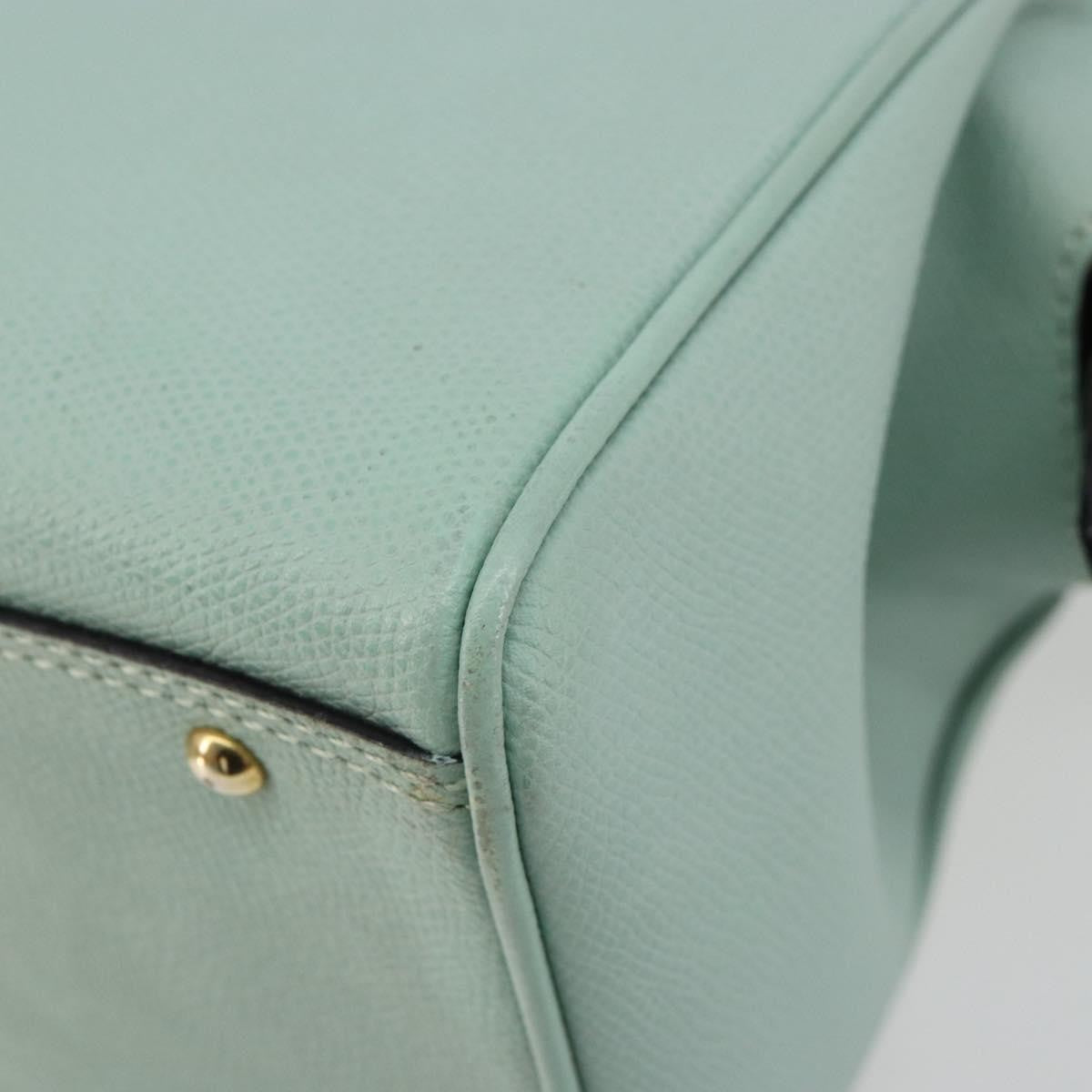 Celine Vintage Leather, Blue, Leather, Handbag