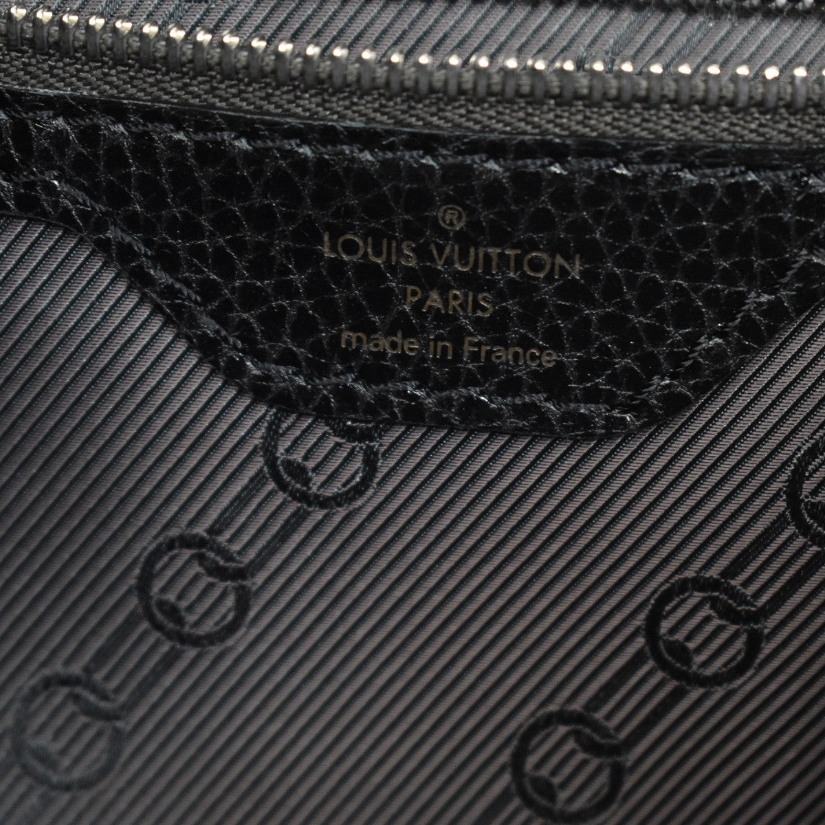 Louis Vuitton Trunks and Bags Shoe Tobago Leather, Black, Leather, Handbag