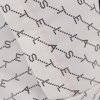 Stella McCartney Falabella Go Monogram Monogram Canvas, White, Nylon, Backpack