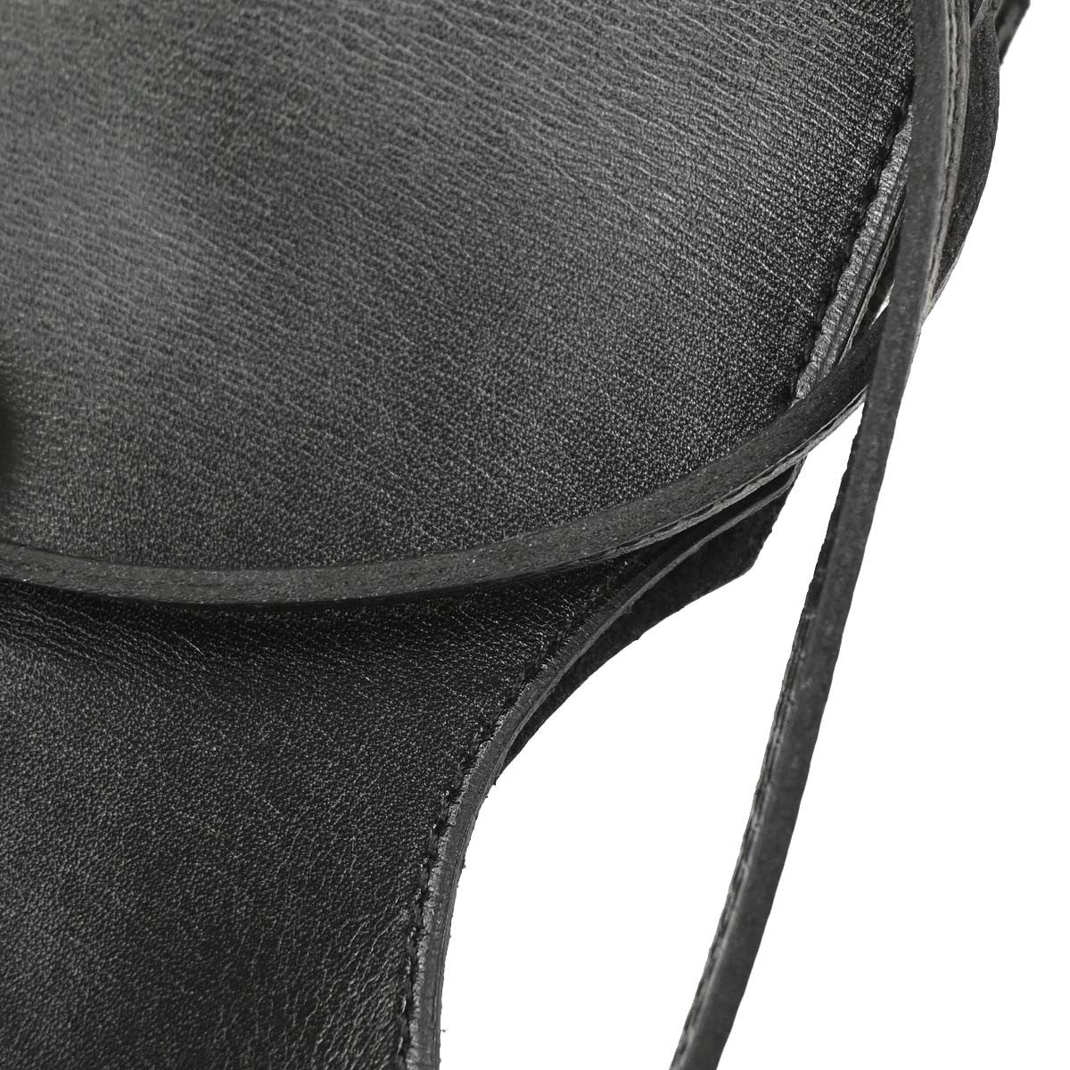 Hermes Onimaitou Pochette Box Calf, Black, Leather, Clutch