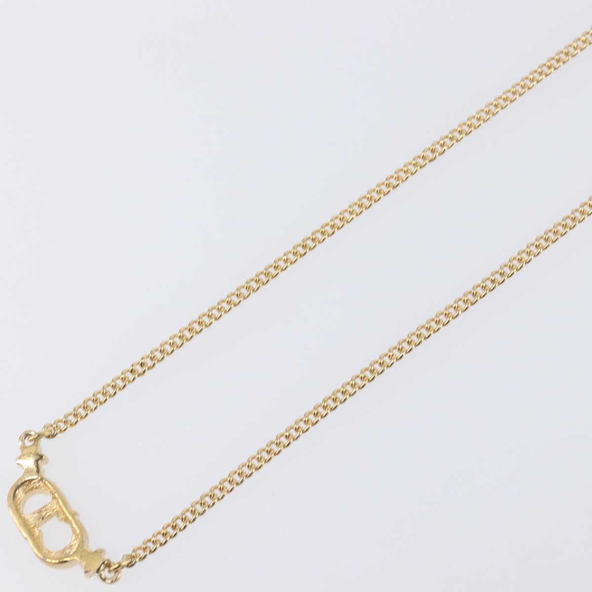 Christian Dior Clair D Lune Pendant Metal with Crystals, Gold, Metal, Necklace