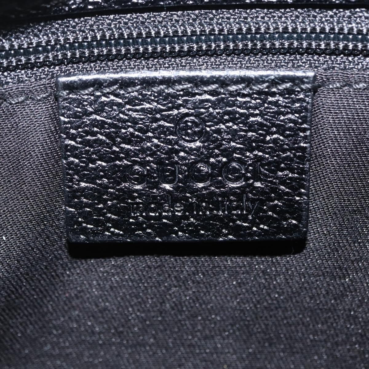 Gucci Buckle Waist GG Canvas, Black, Canvas, Handbag