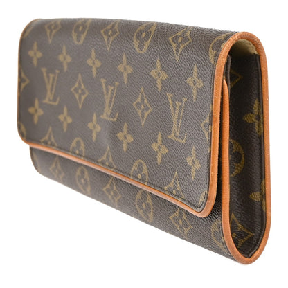 Louis Vuitton Twin Monogram, Brown, Canvas, Clutch