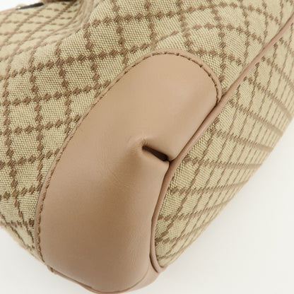 Gucci Sukey Diamante Canvas with Leather, Beige, Canvas, Tote Bag