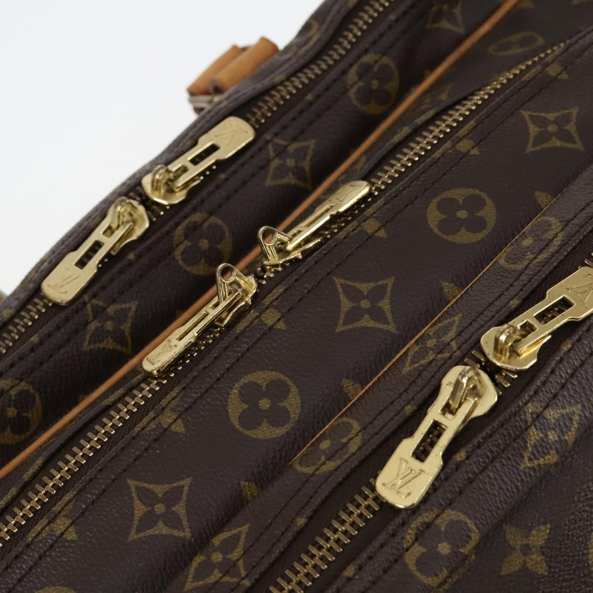 Louis Vuitton Sac Trois Poches Handbag Monogram Canvas, BROWN, CANVAS, Handbag