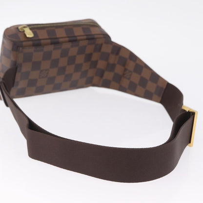 Louis Vuitton Geronimos Waist Damier, Brown, Canvas, Shoulder Bag