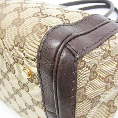 Gucci GG Running GG Canvas with Leather, Beige, Canvas, Tote Bag
