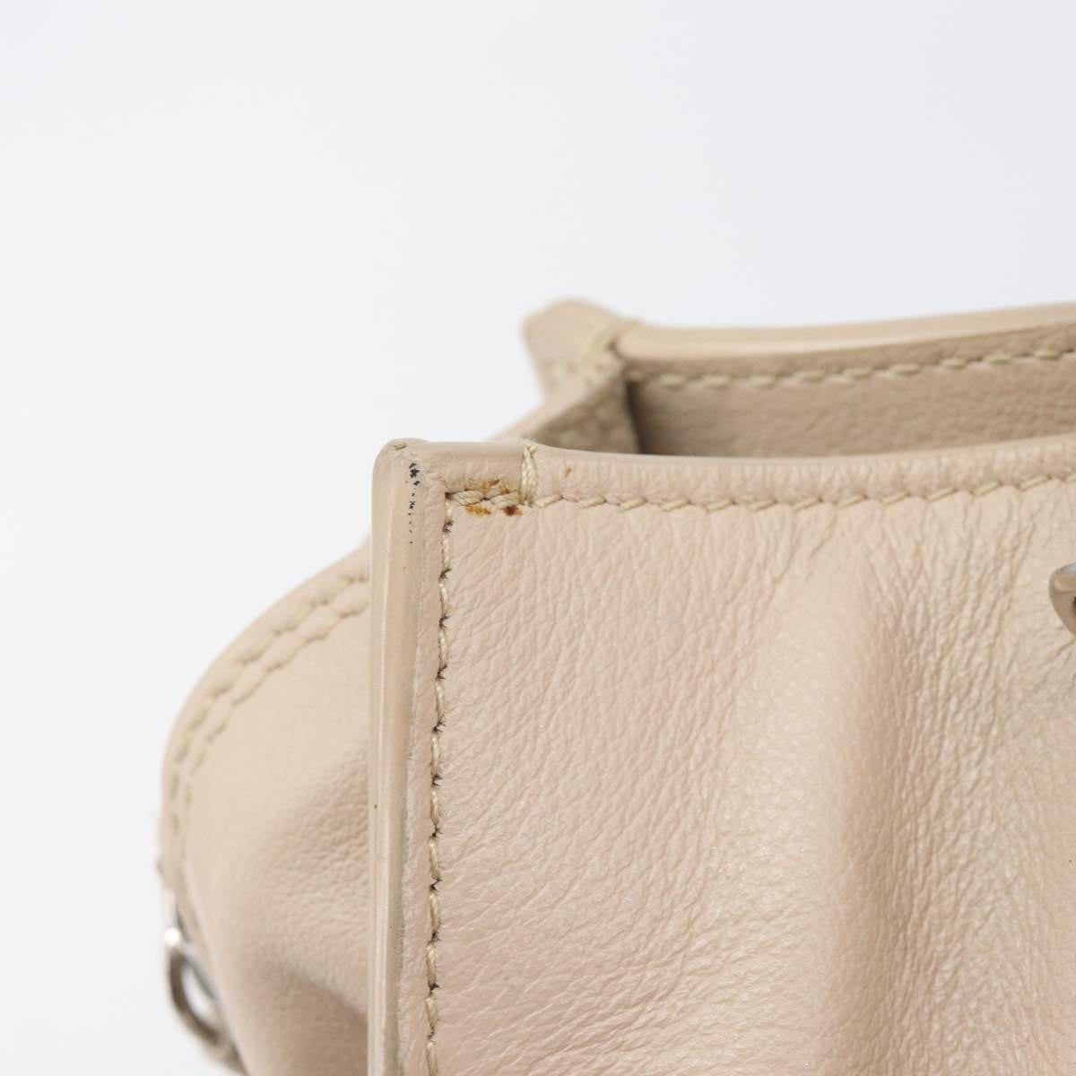 Balenciaga Papier A4 Zip Around Classic Studs Leather, Gray, Leather, Handbag