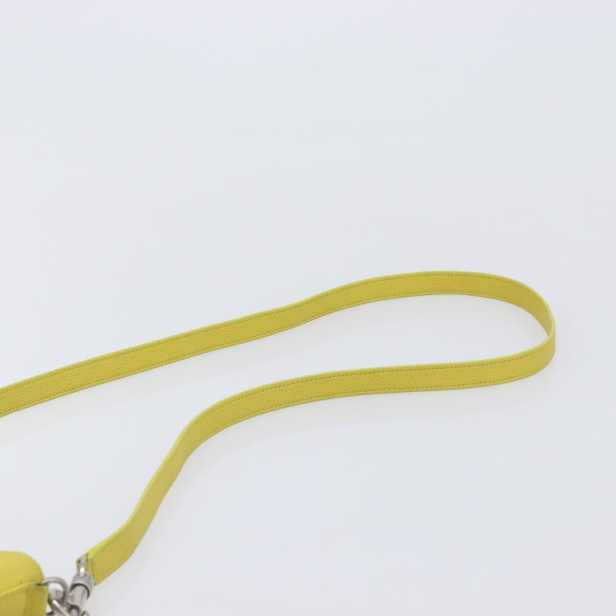 Celine Luggage Grainy Leather, Yellow, Leather, Handbag