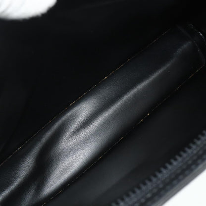 Celine Zip Clutch Leather, Black, Leather, Clutch