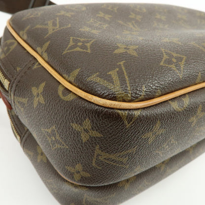 Louis Vuitton Reporter Monogram Canvas, Brown, Canvas, Shoulder Bag