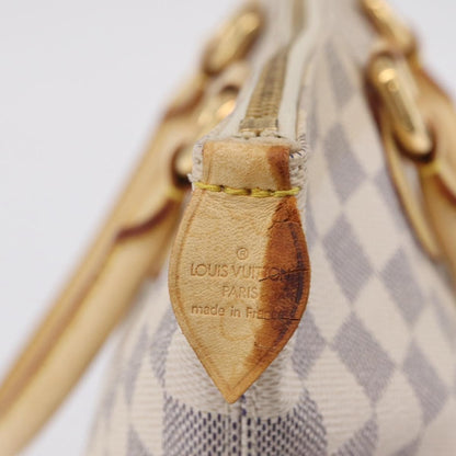 Louis Vuitton Saleya Damier, White, Canvas, Handbag
