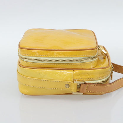 Louis Vuitton Wooster Monogram Vernis, Yellow, Patent Leather, Handbag