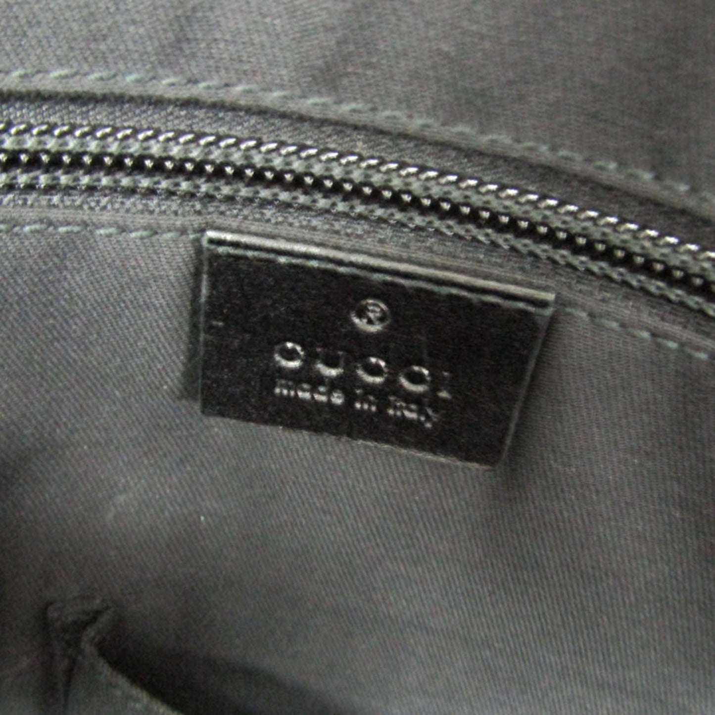 Gucci Convertible Briefcase Guccissima Leather, Black, Leather, Briefcase