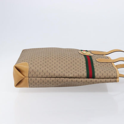 Gucci Sherry Line Tote Canvas, Beige, Canvas, Tote Bag