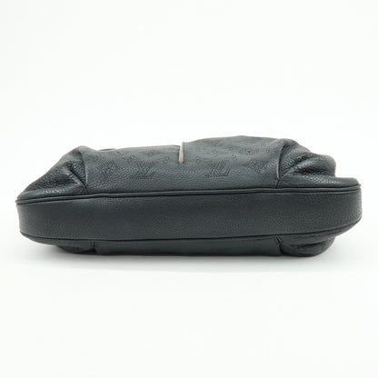 Louis Vuitton Selene Mahina Leather, Black, Leather, Handbag