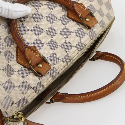 Louis Vuitton Speedy Handbag Damier, BEIGE, CANVAS, Handbag