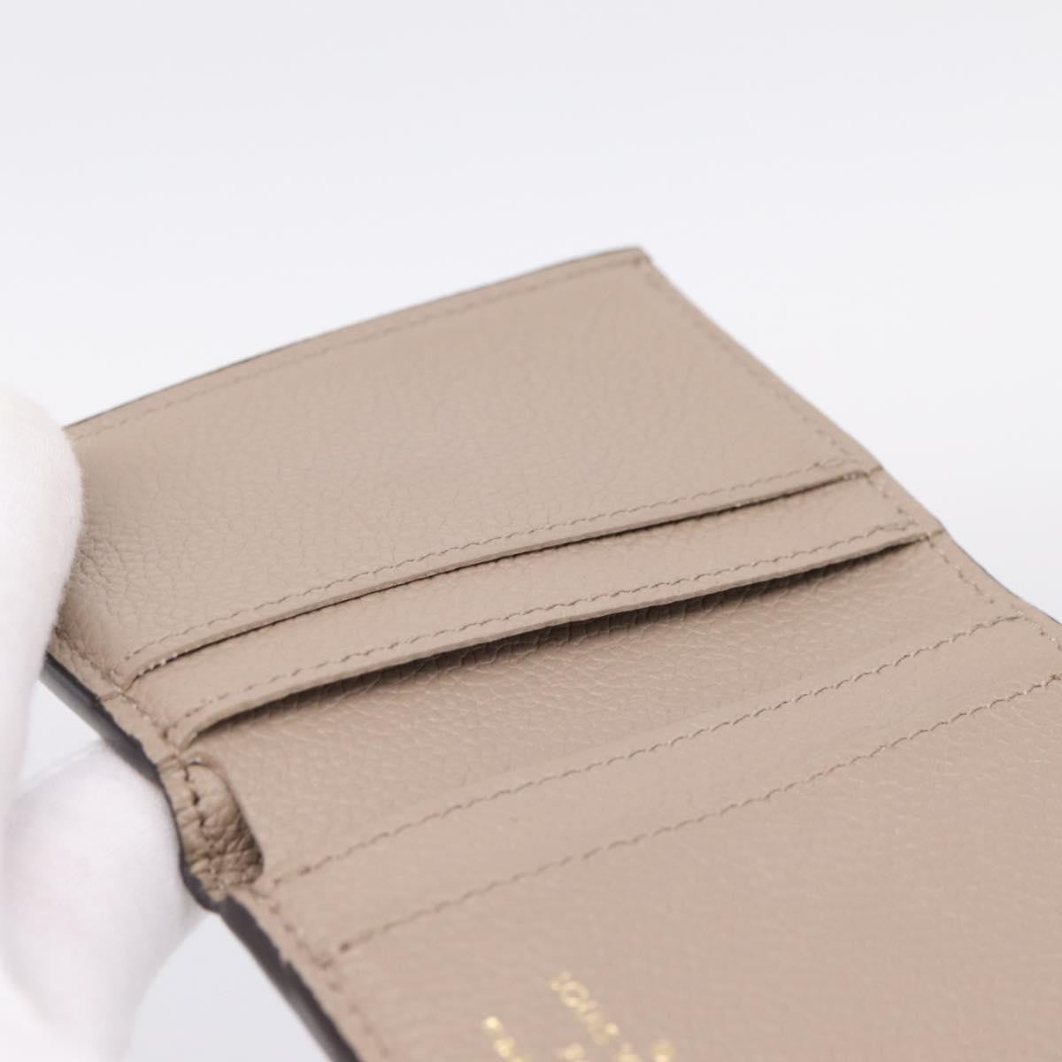 Louis Vuitton Zoe Monogram Empreinte Leather, Beige, Leather, Wallet