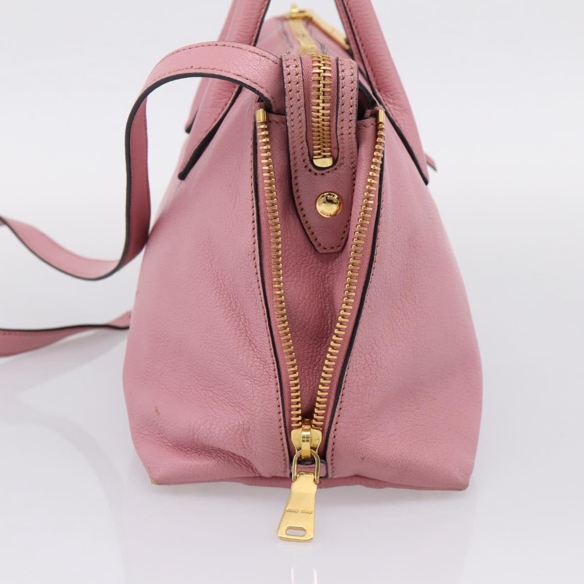Miu Miu Beau Top Handle Leather, Multicolour, Leather, Handbag