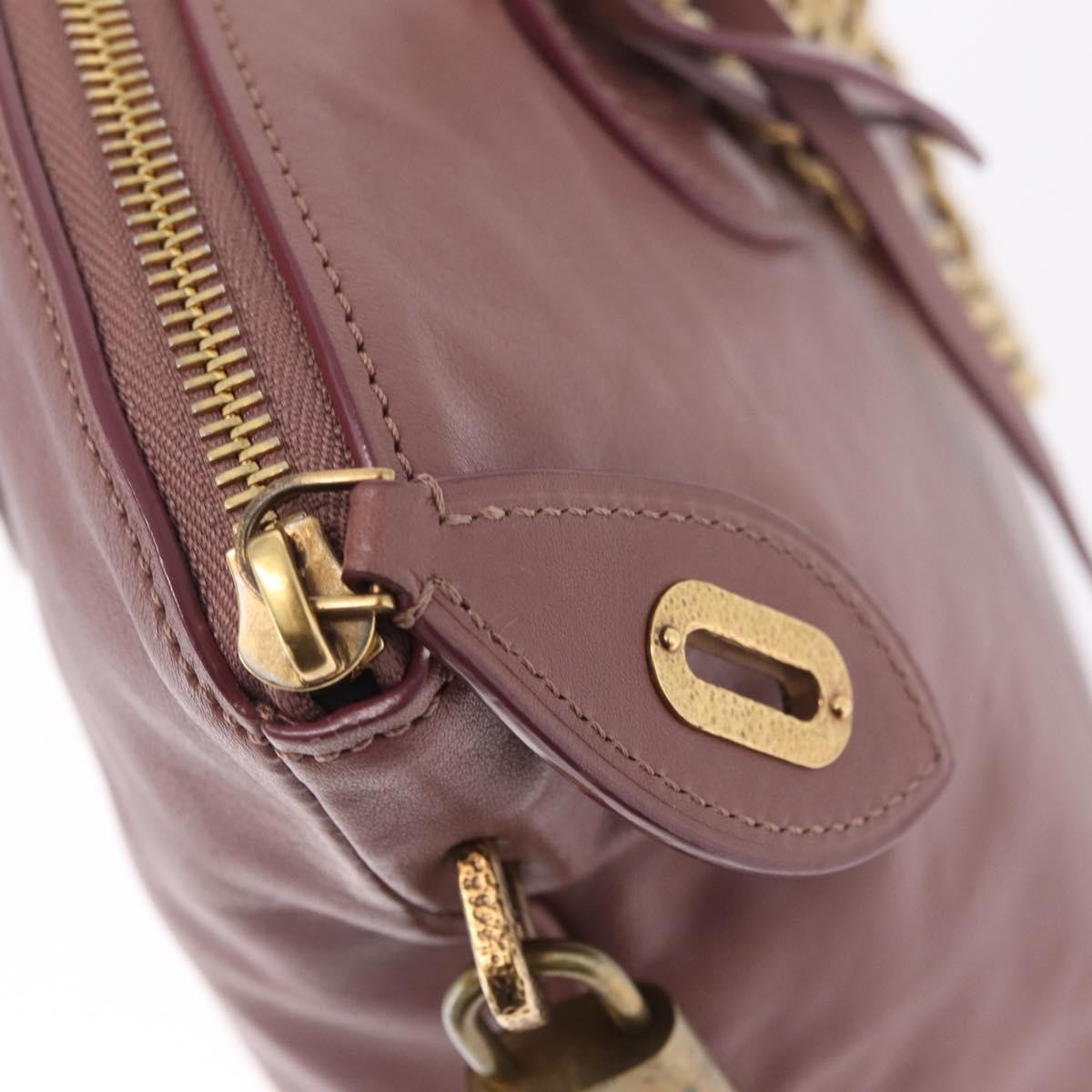 Louis Vuitton Lockit Chain Boudoir Leather, Pink, Leather, Handbag